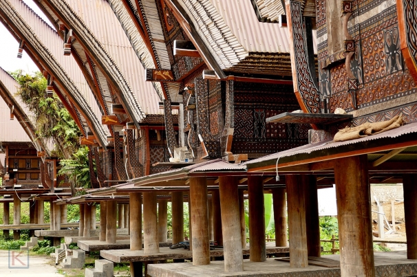 Traditionele huizen in Toraja